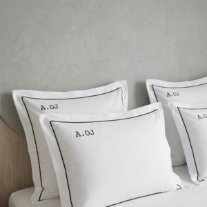 Custom Initials Pillowcase Set