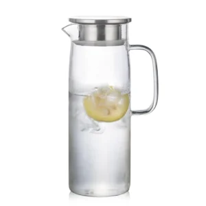 Minimalist Amber Glass Infusion Jug (1.5L)